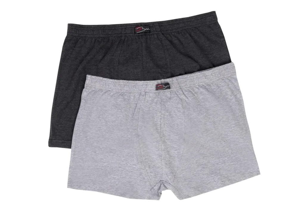 Retroshorts im 2er Set, hellgrau/dunkelgrau, Gr.6