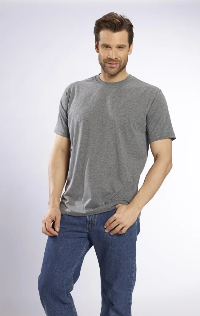 Big Size T-Shirt, anthrazit Gr.3XL