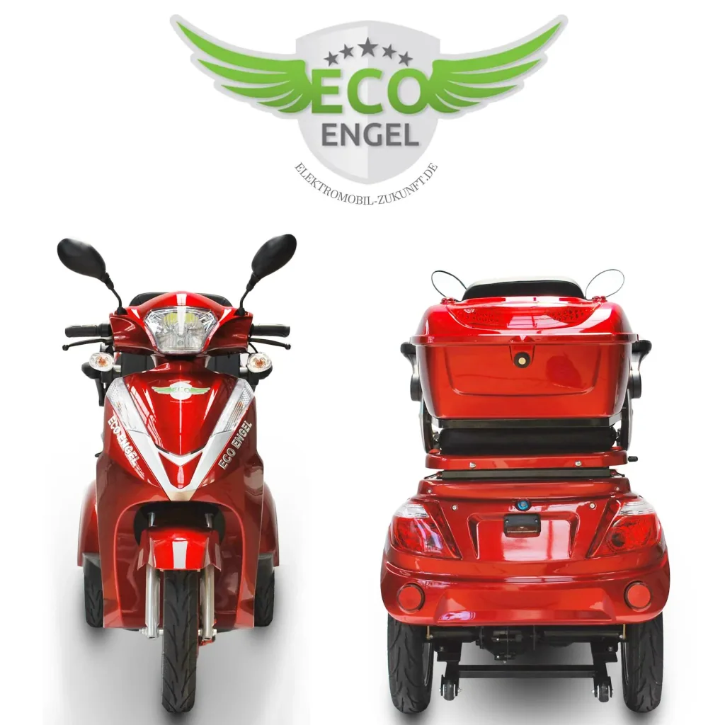 Elektromobil 503 Rot 2 Sitzer, 25 km/h mit 20 Ah Lithium Akku