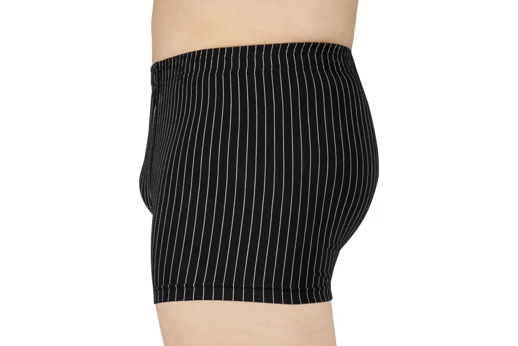 Boxershorts im Doppelpack, Farbe schwarz/schwarz gestreift