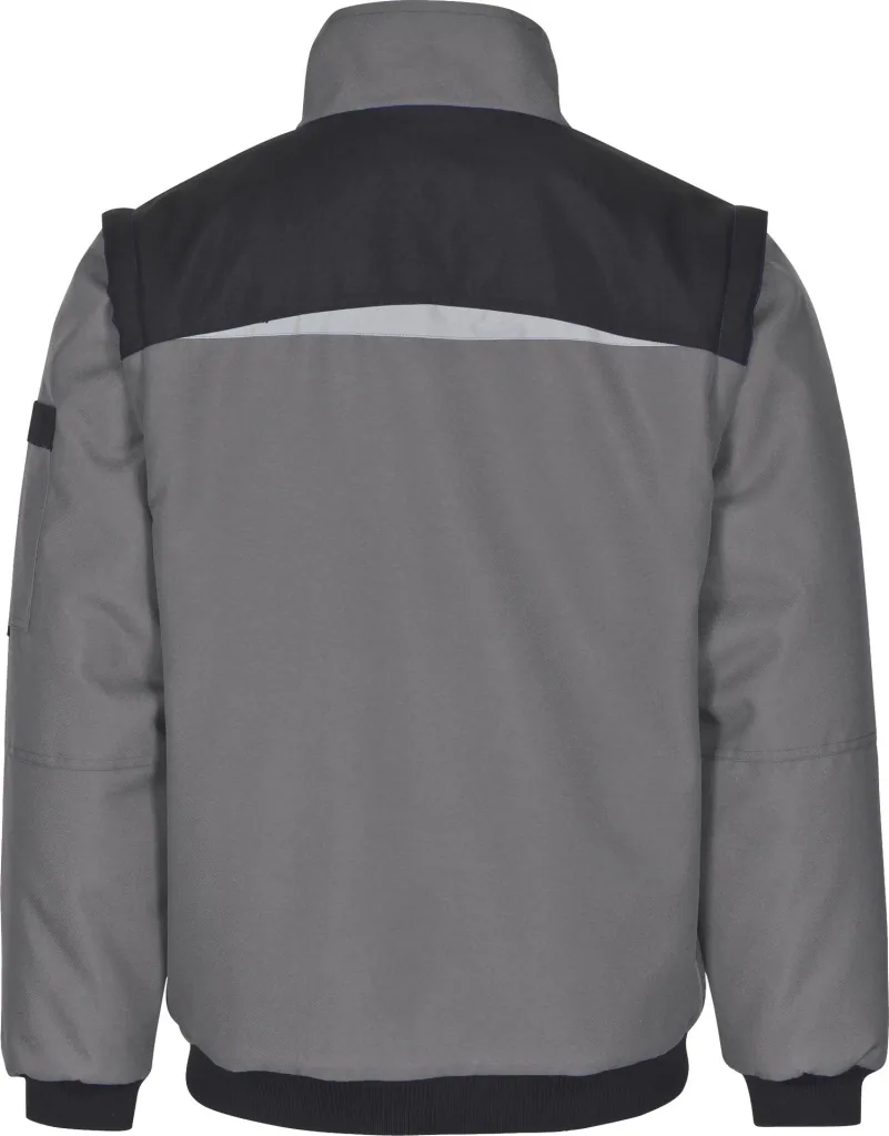 Funktionsblouson, grau-schwarz, Gr. M