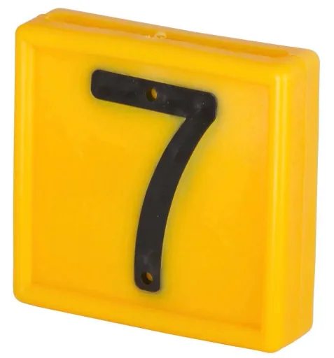Nummernblock 7 für Markierungsbänder
