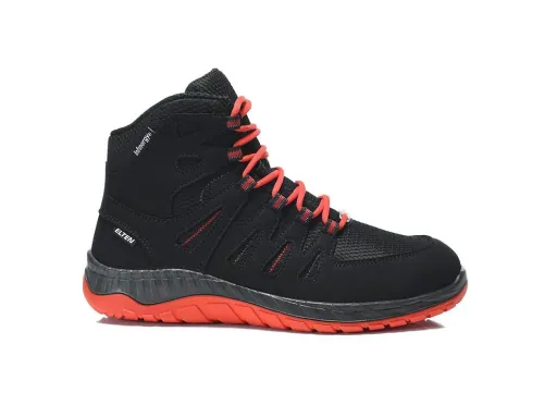 MADDOX black-red Mid ESD S3 Sicherheitsschnürstiefel Gr. 35
