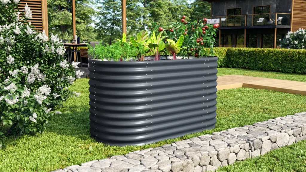 Hochbeet Terra 858, Farbe granit