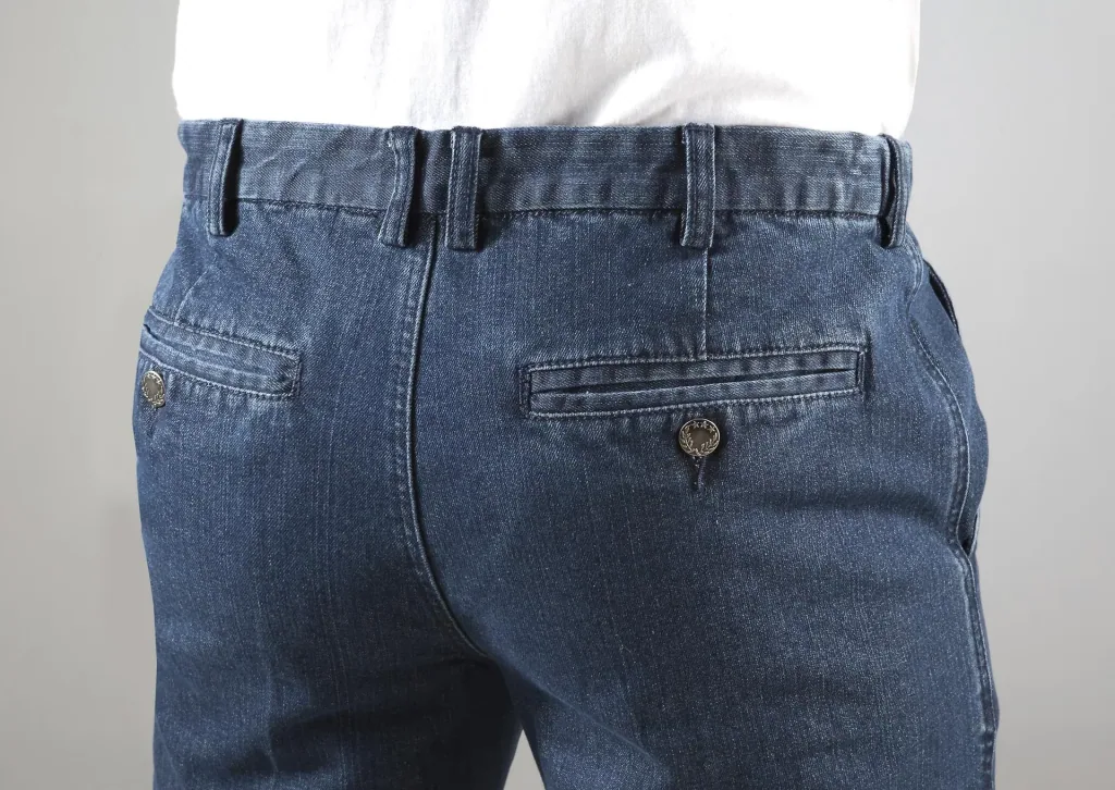 Jeans mit Komfortbund, Farbe bluestone, Gr. 30