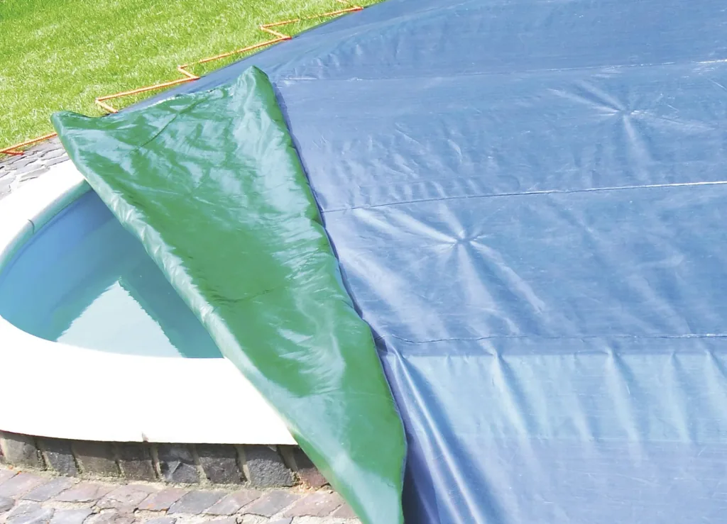 Abdeckplane, grün/blau, extrem stark 150 g/ m²,10 x 15 m