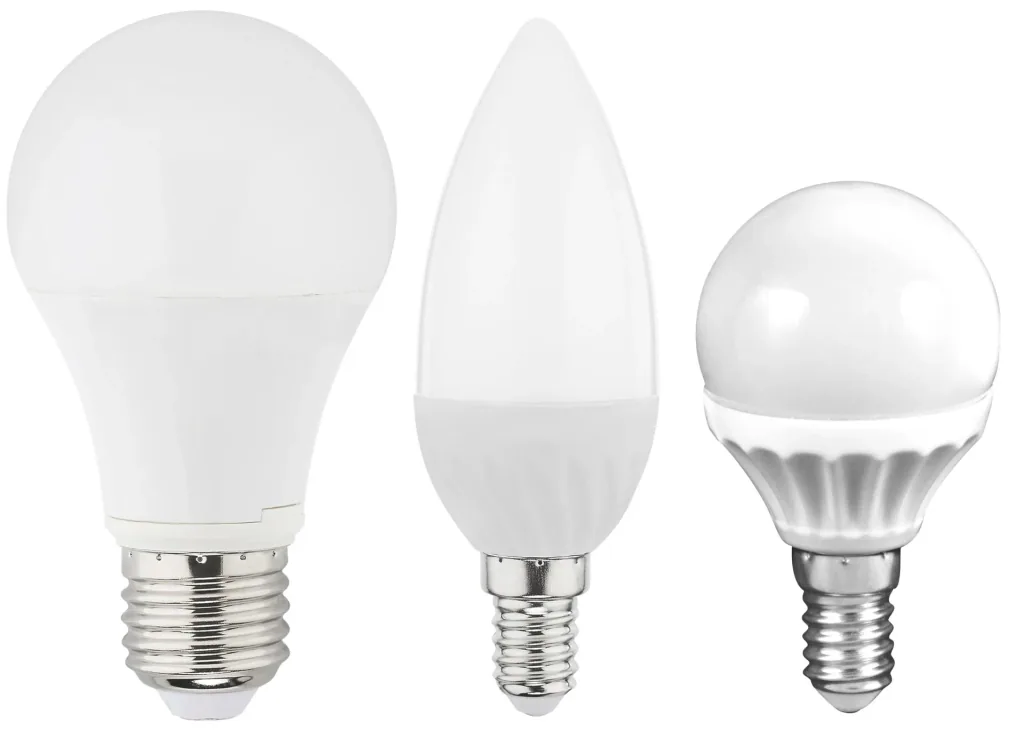 LED Lampe in Glühlampenform, 9 Watt, E27, warmweiß, 3 Stück + 1 Stück GRATIS dazu