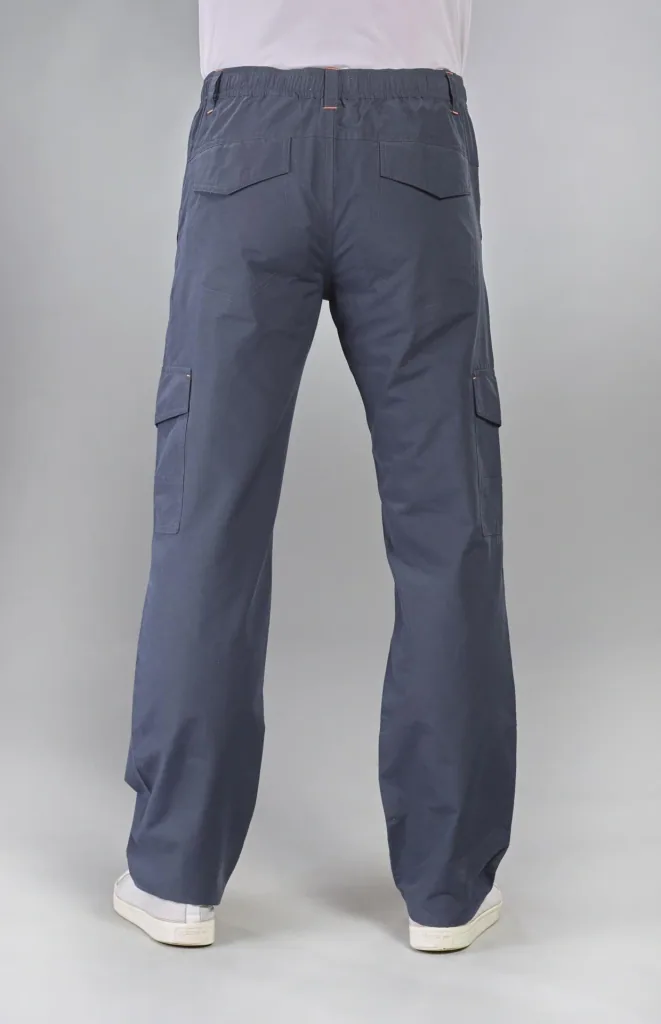 Trekkinghose mit Gummizug, Farbe blau/grau, Gr.27