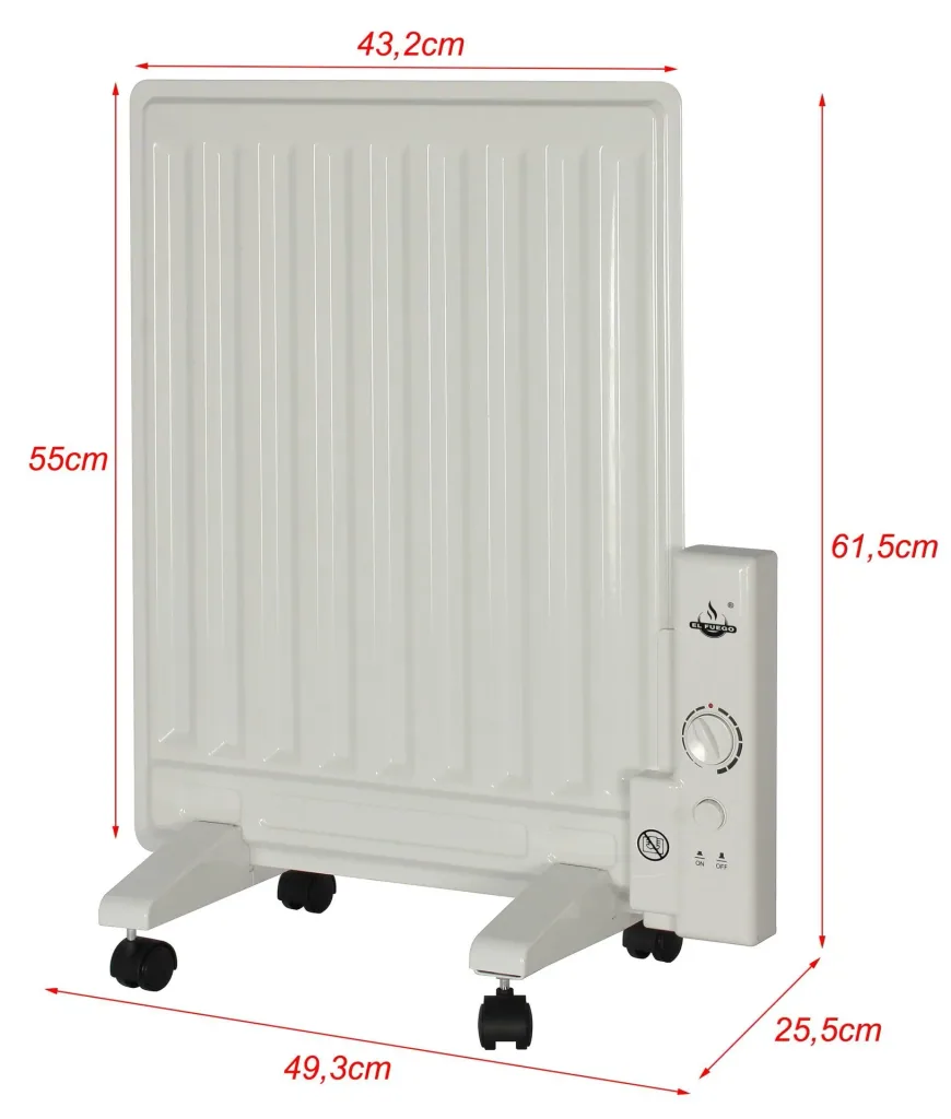 Öl Paneelheizer, weiß, 400 W