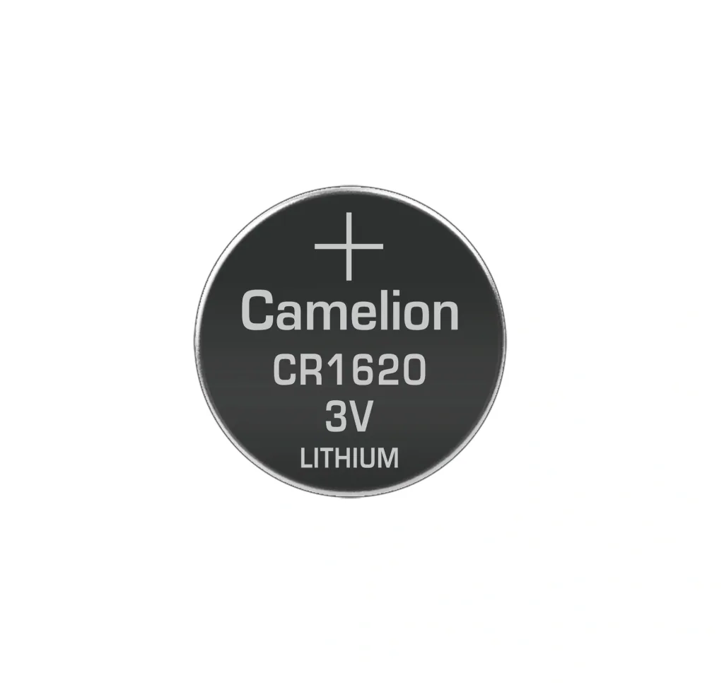 Lithium Knopfzelle CR1620, 3 Volt - 5 Stück