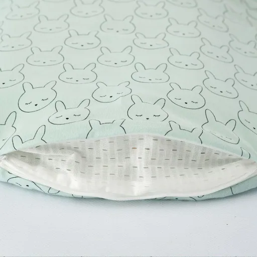 Träumeland Liebmich Baby Schlafsack, Schlummersack, Innenschlafsack 3tlg. Set - Kuschelhase, Grösse: 80/86
