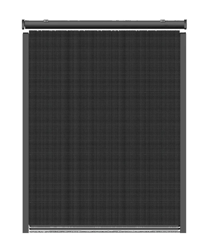 Insektenschutzrollo für Fenster, Farbe anthrazit, 130 x 160 cm