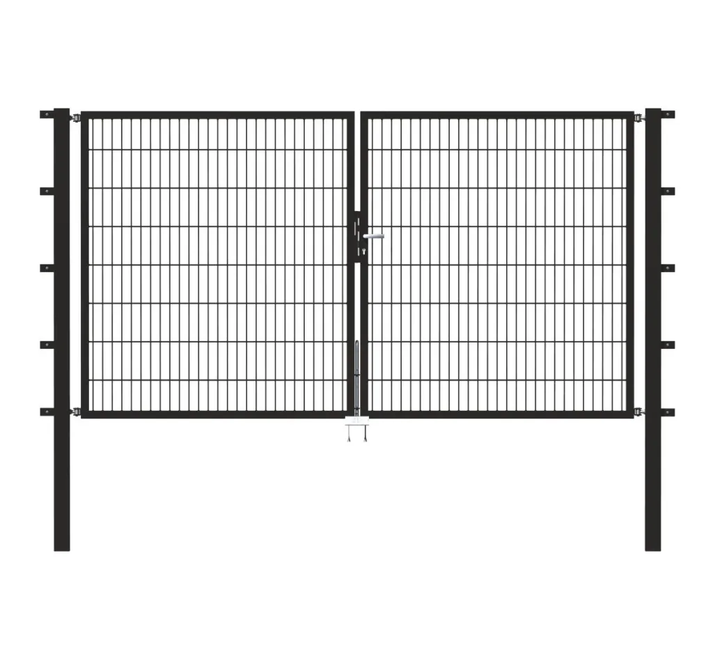 Doppeltor Flexo mit Zubehör, anthrazit, Breite 400 cm, Höhe 100 cm, PF: 8 x 8 cm