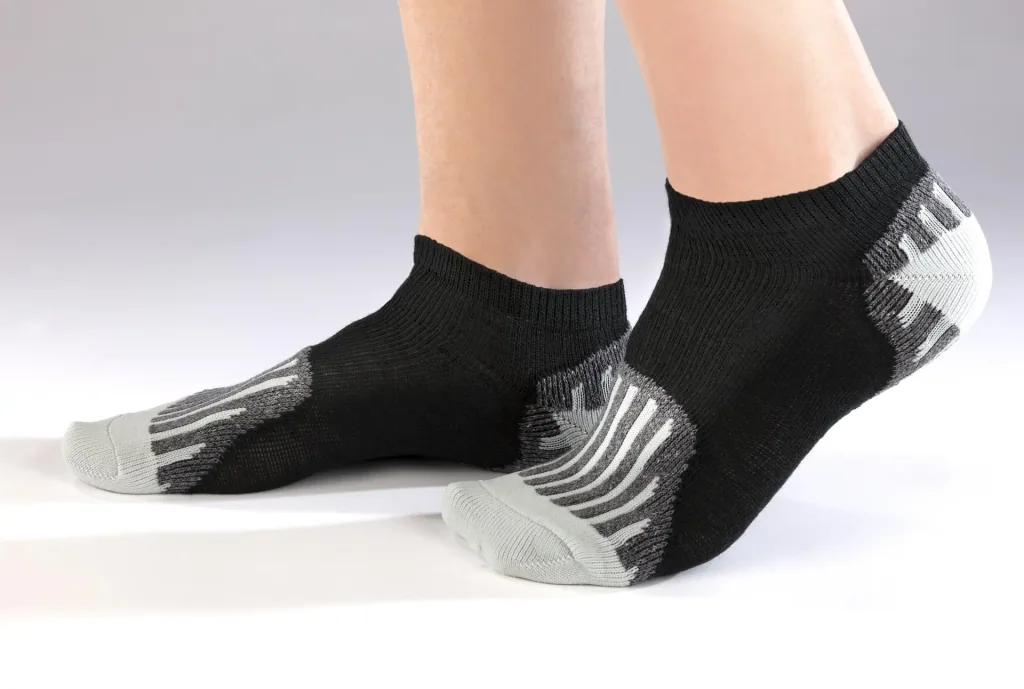 Coolmaxsocken 2er Pack, Farbe schwarz/hellgrau, Gr.39/42