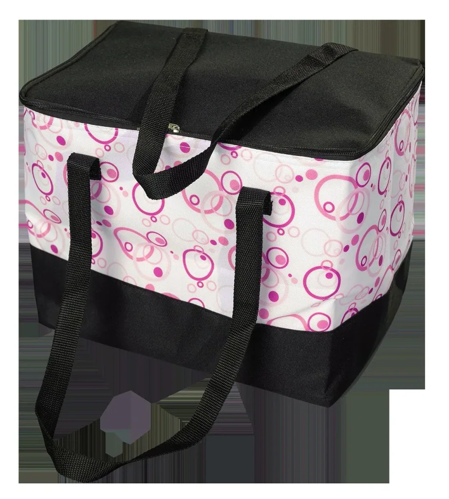 Kühltasche "Kreise pink"