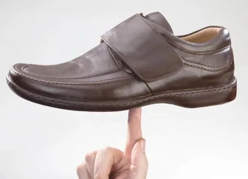 Komfortschuh, braun, Gr. 41
