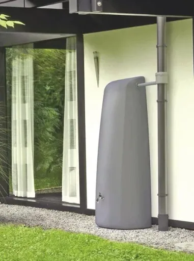 Regentonne, Wandtank " Elegance", Sandbeige, 400 Liter