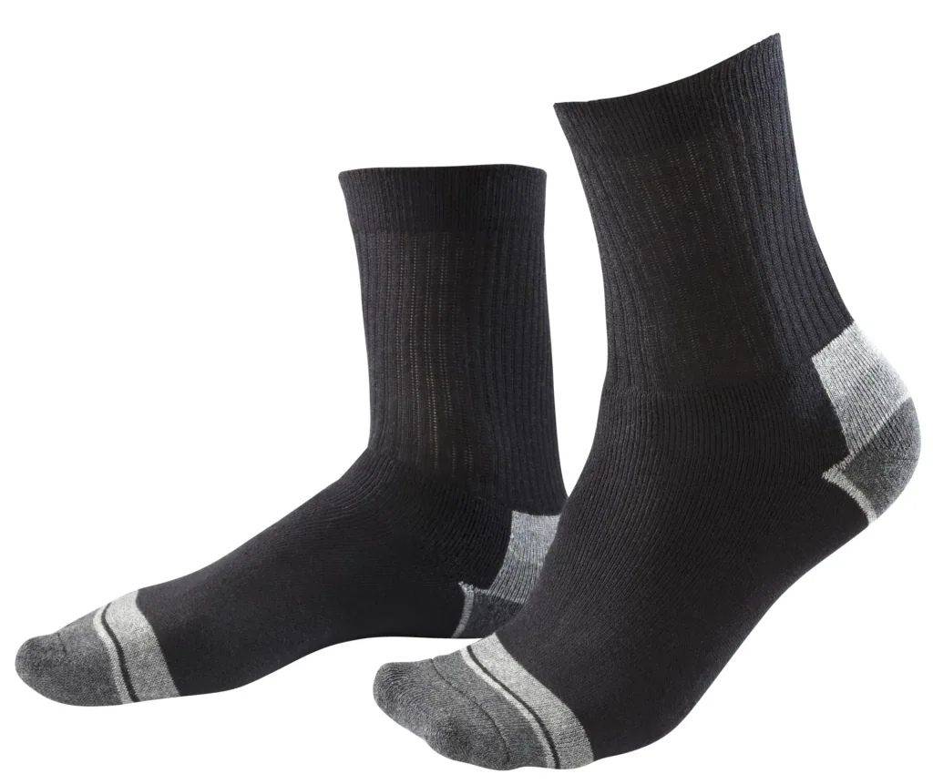 Every Day Socken 2er Pack, Farbe schwarz/grau, Gr.43/46