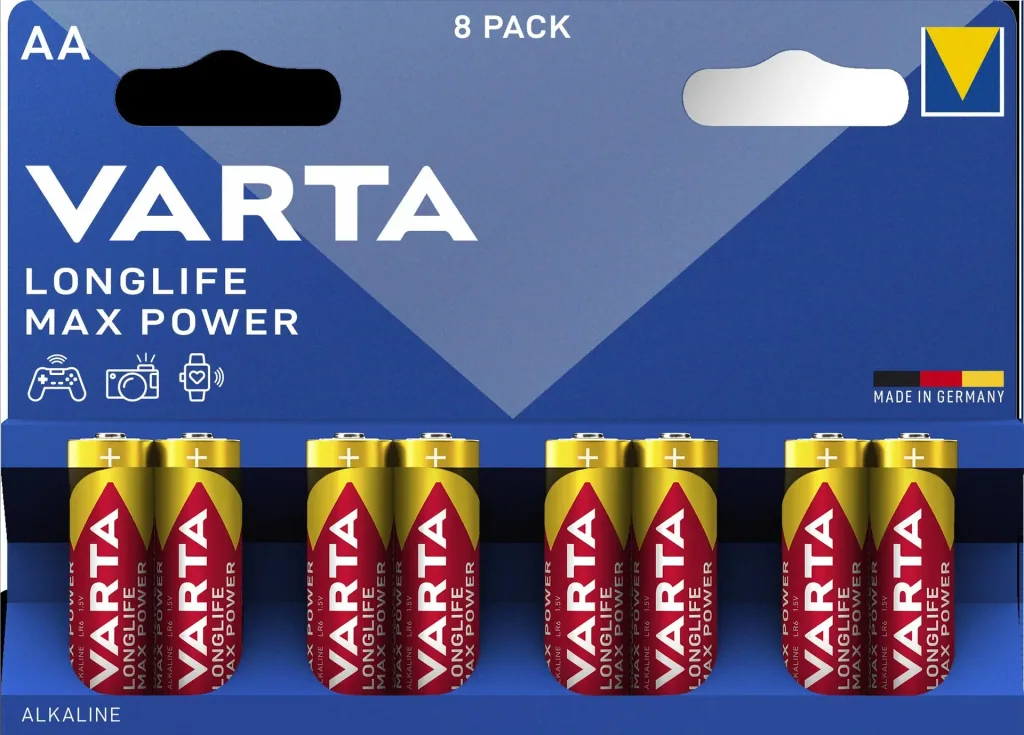 LONGLIFE Max Power Mignon (AA) Alkaline Batterie - 8 Stück