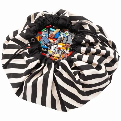 play & go Spielsack Print Streifen schwarz