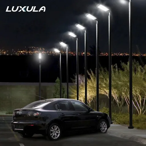 LED-Straßenleuchte 50 W bietet 5800 lm, 5000 K (neutralweiß) & IP65 Schutz