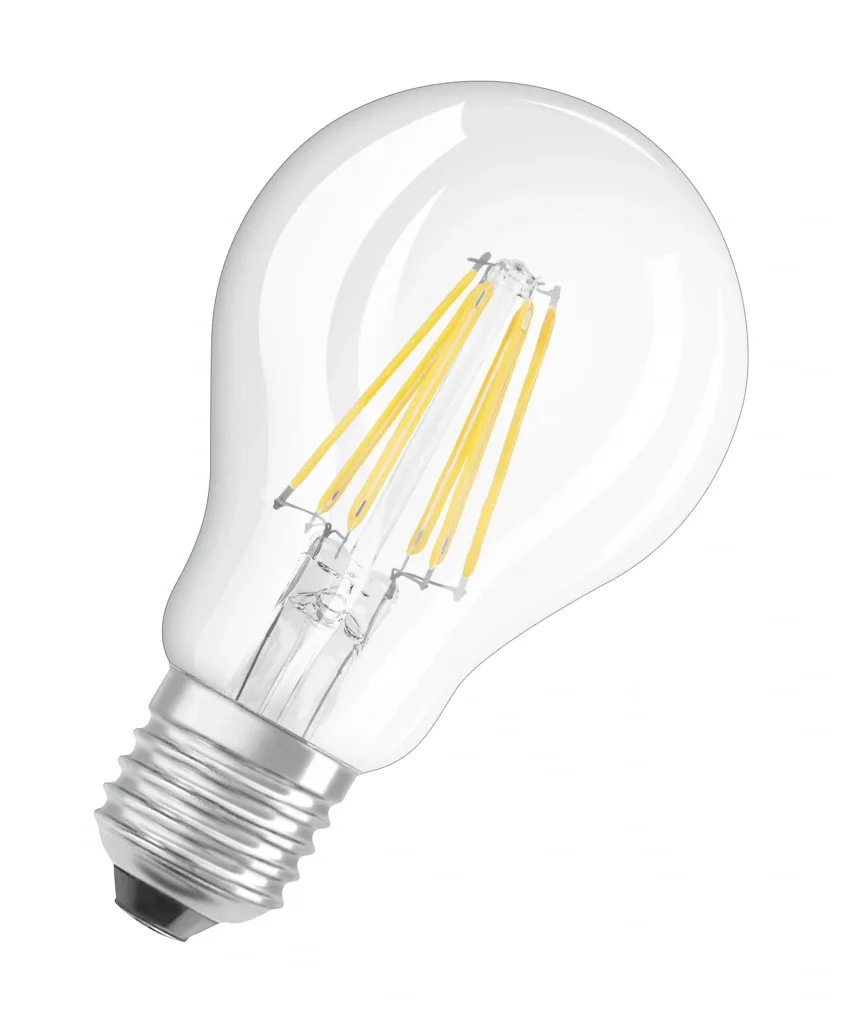 LED CLASSIC A60 Filament Lampe mit 7 Watt, E27, warmweiß, klar