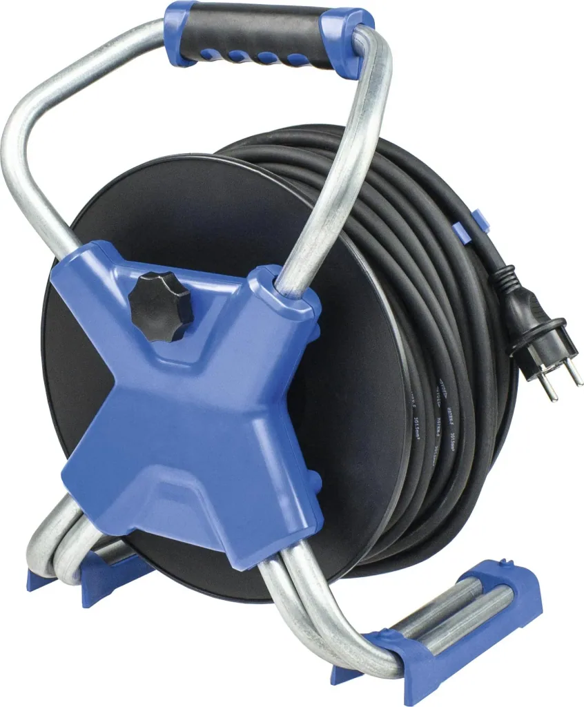 Kabeltrommel Xperts 285mm, 25m, H07RN-F 3G1,5, IP44, DGUV-I 203-006