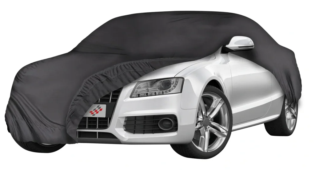 Autoplane Indoor Soft, PKW-Abdeckplane Größe XL schwarz