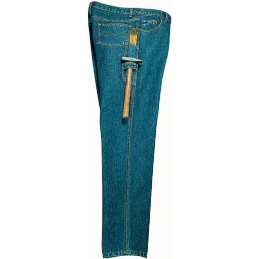 Arbeitsjeans aus strapazierfähigem Denim, Farbe blau, Gr. 30
