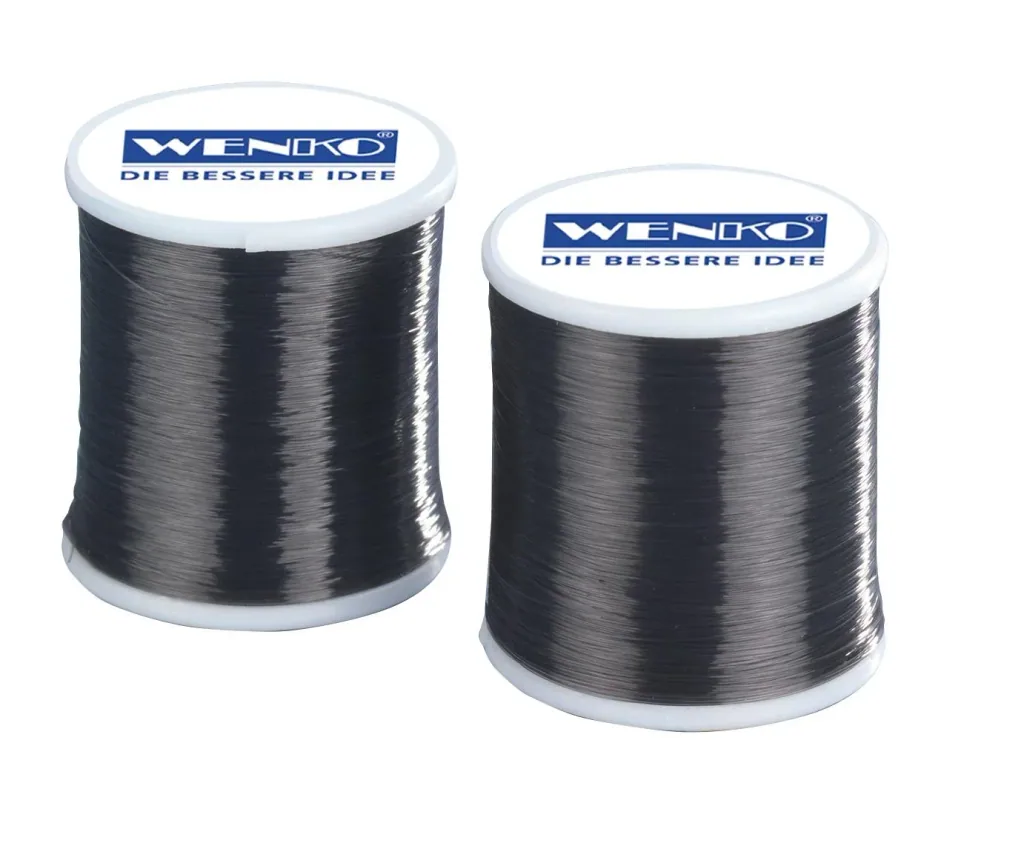 Nähgarn transparent dunkel 2er Set