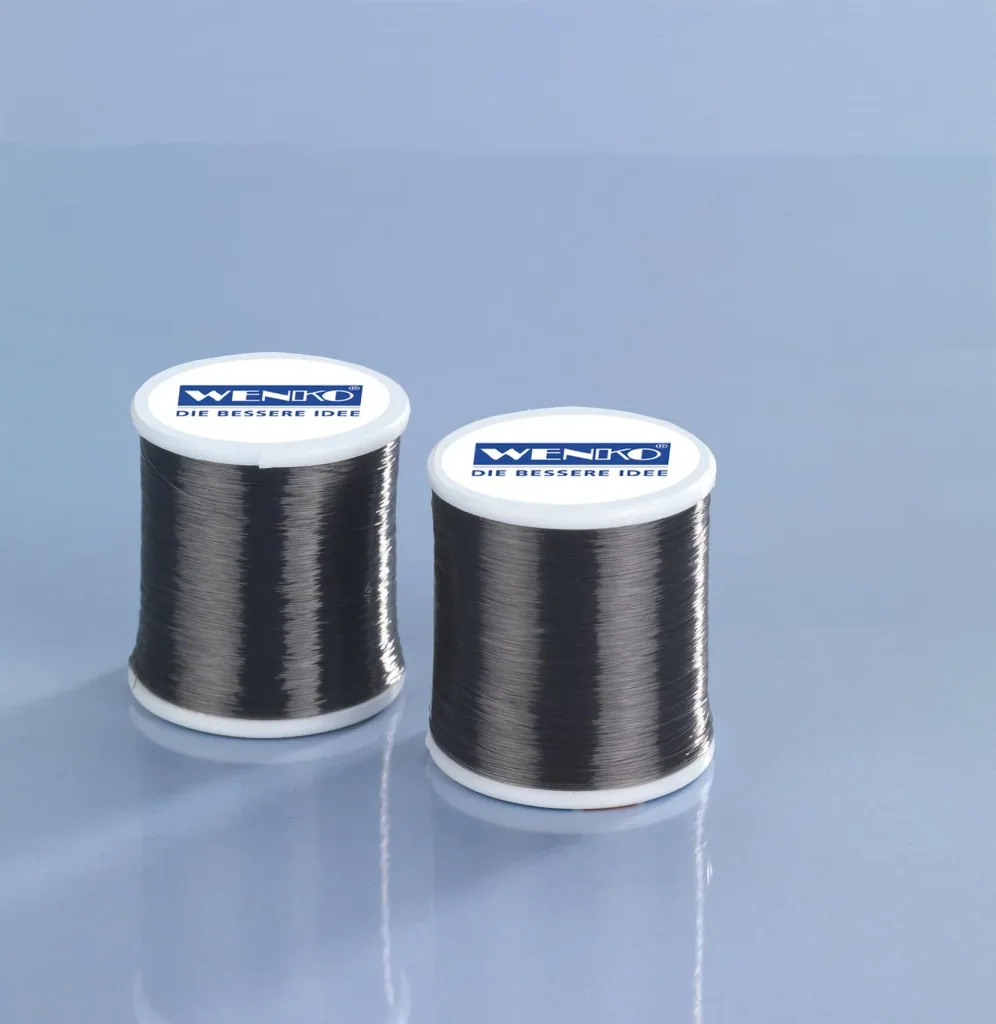 Nähgarn transparent dunkel 2er Set