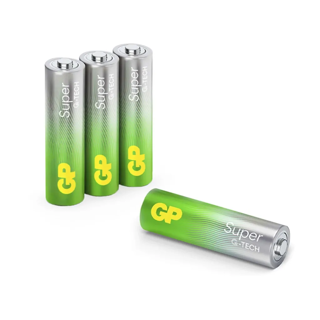SUPER Mignon (AA) Alkaline Batterien - 4 Stück