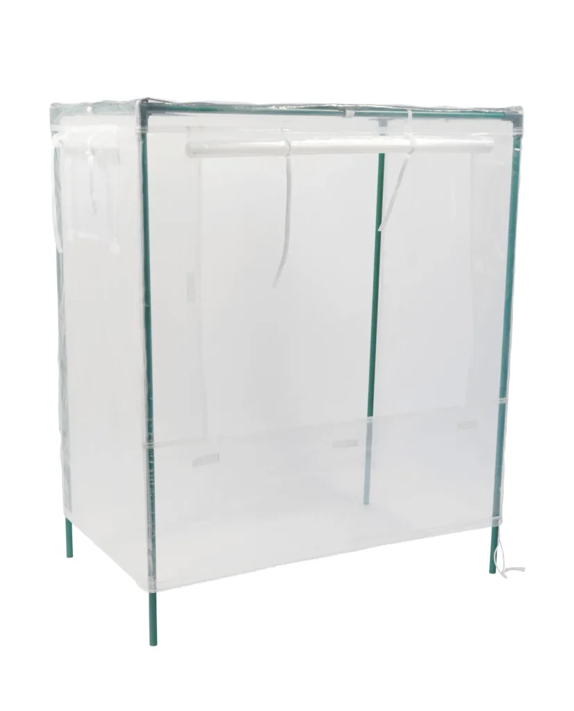 Hochbeetabdeckung eckig M, 118 x 55 x 105 cm, Anbauhöhe 80-90 cm