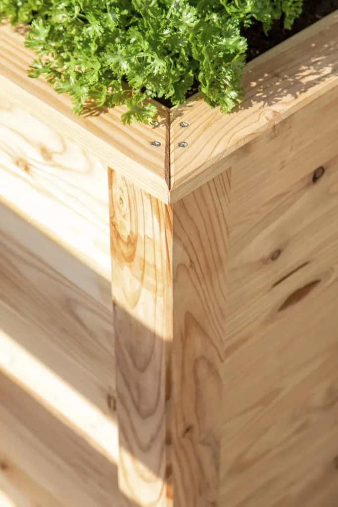 Westmann Hochbeet Klassik 170, 170×90×84 cm, Natur – FSC-Lärchenholz, rückenschonend