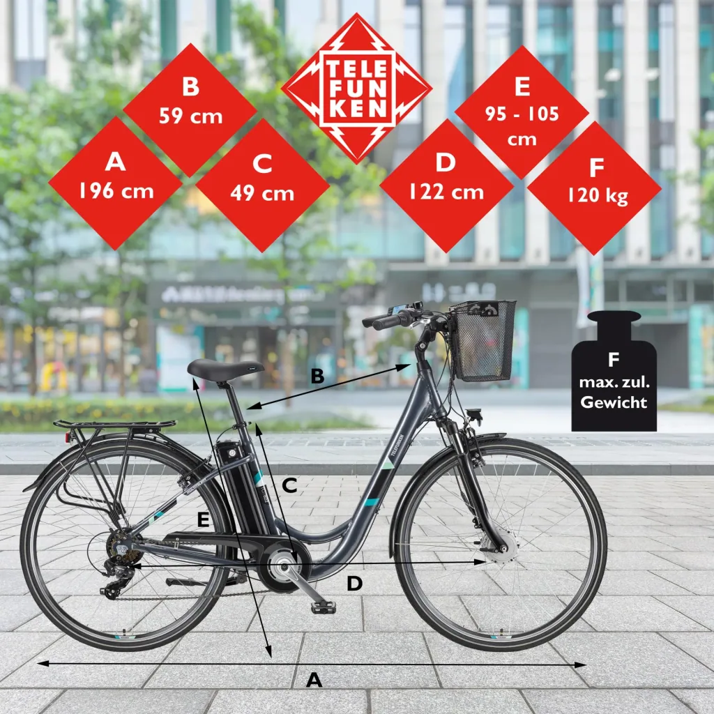 Unisex Alu-City E-Bike, 28 Zoll, 7-Gang Kettenschaltung, anthrazit, Multitalent RC822