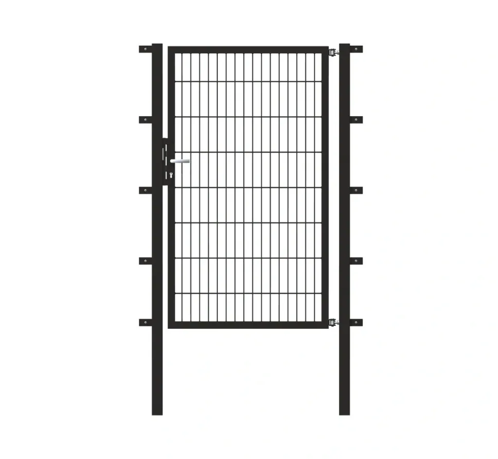 Einzeltor Flexo mit Zubehör, anthrazit/ Breite 150 cm, Höhe 120 cm