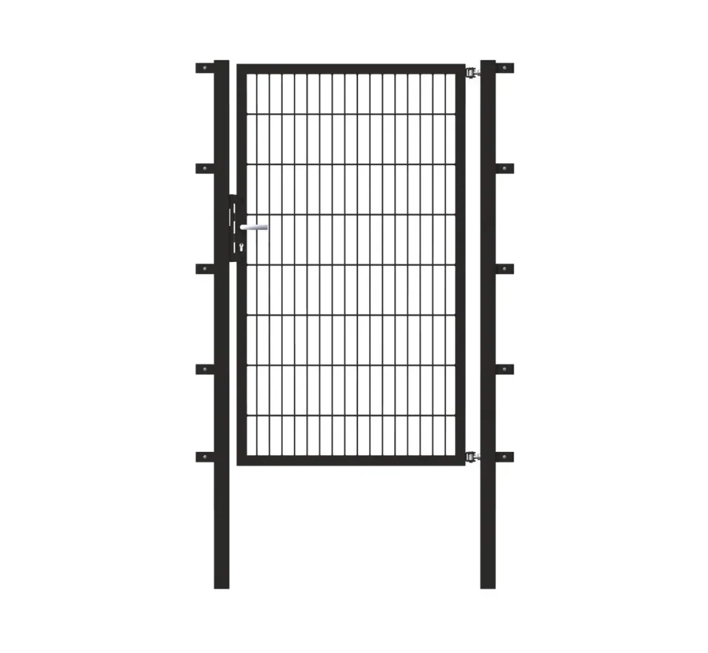 Einzeltor Flexo mit Zubehör, anthrazit/ Breite 150 cm, Höhe 160 cm