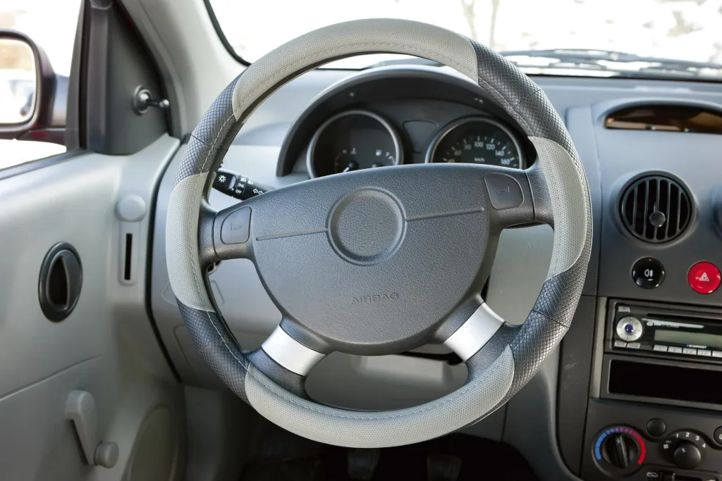 Lenkradbezug Sport, grau
