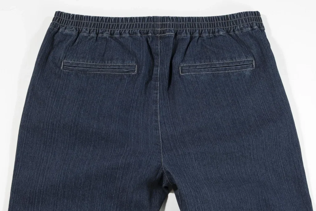 Schlupfjeans mit Dehnbund, Farbe indigo, Gr. 50