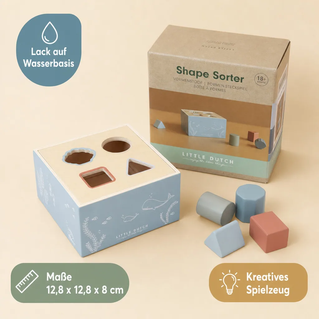 Little Dutch Sortierbox "Ocean" blau