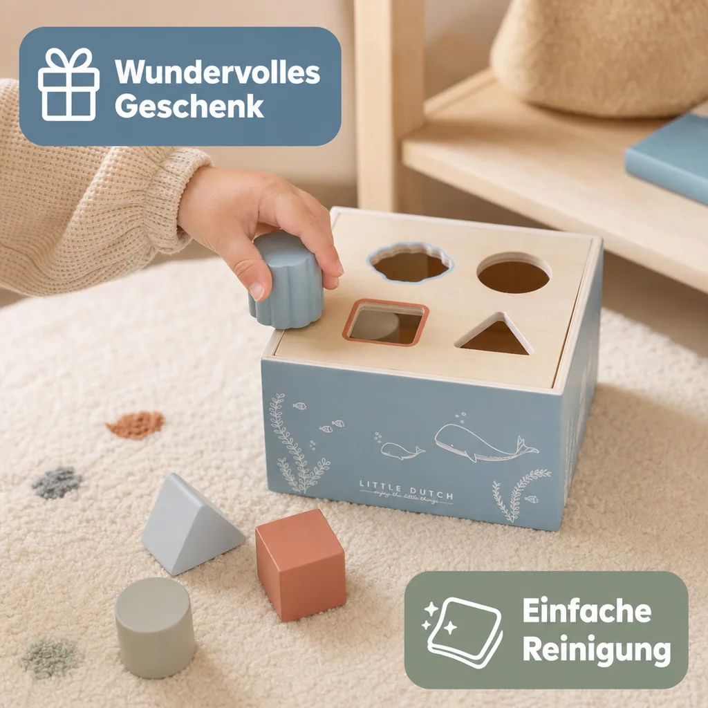 Little Dutch Sortierbox "Ocean" blau