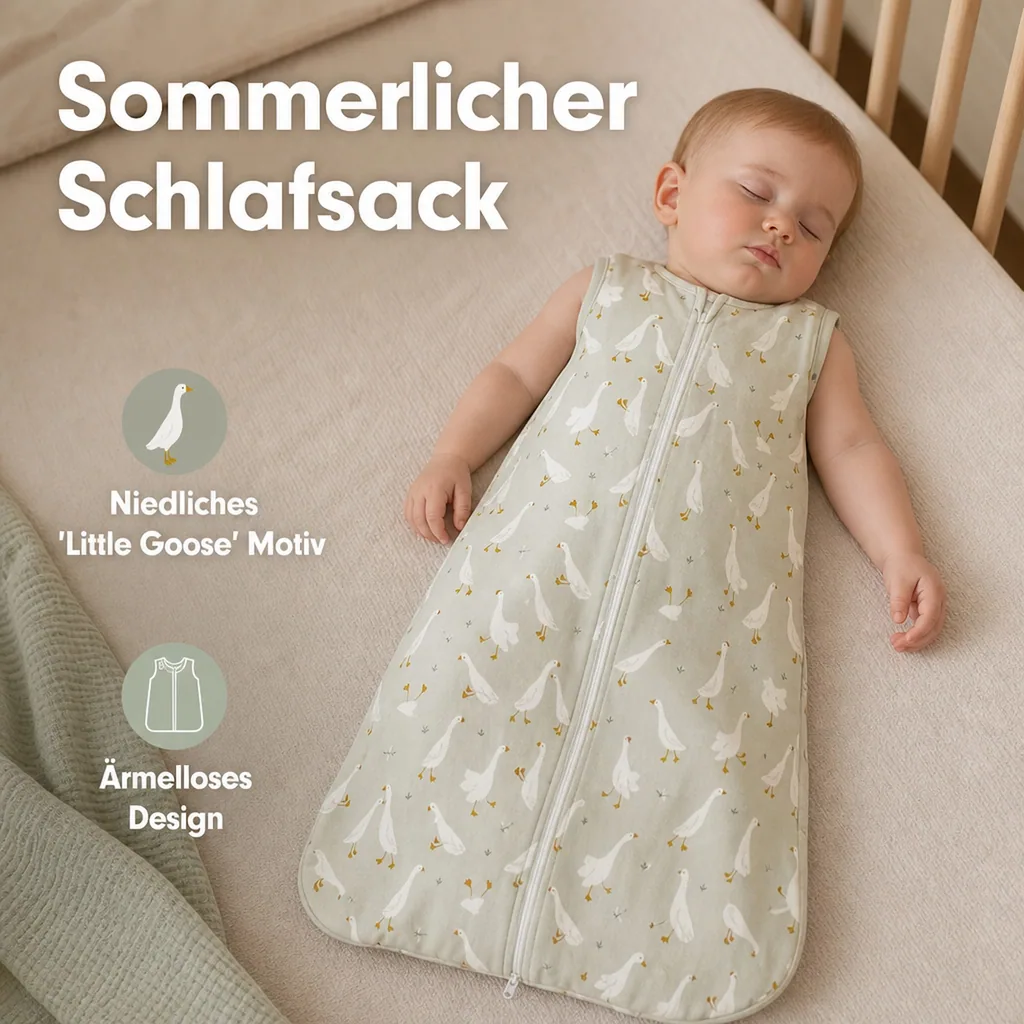 Little Dutch Sommer Schlafsack "Little Goose", Größe: 70 cm