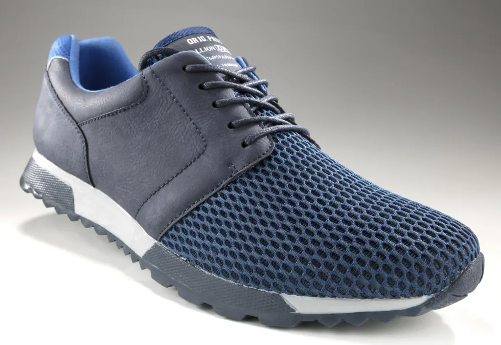 Freizeitschuh, sportliche Optik, ultraleicht, Farbe marine, Gr.41