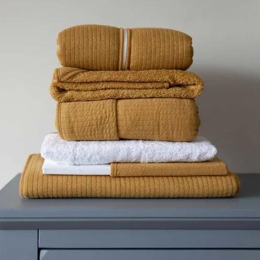 Little Dutch Winter Schlafsack uni ocker "Pure Ochre", Größe: 90 cm