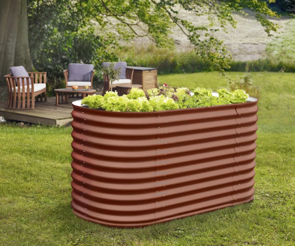 Hochbeet Terra 858, Farbe rubin