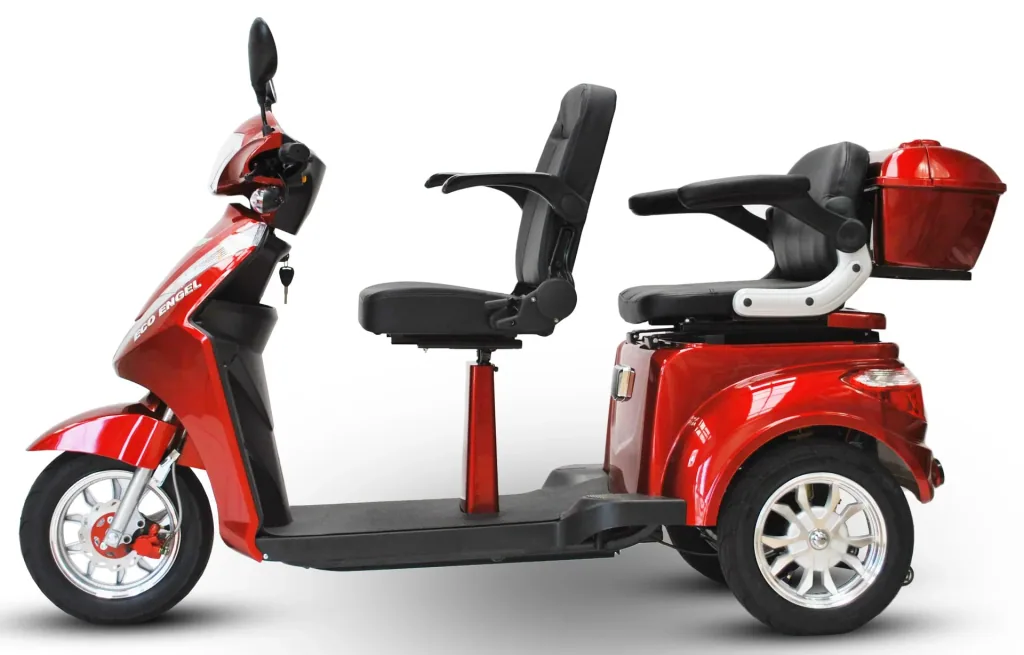 Elektromobil 503 Rot 2 Sitzer, 25 km/h mit 30 Ah Lithium Akku