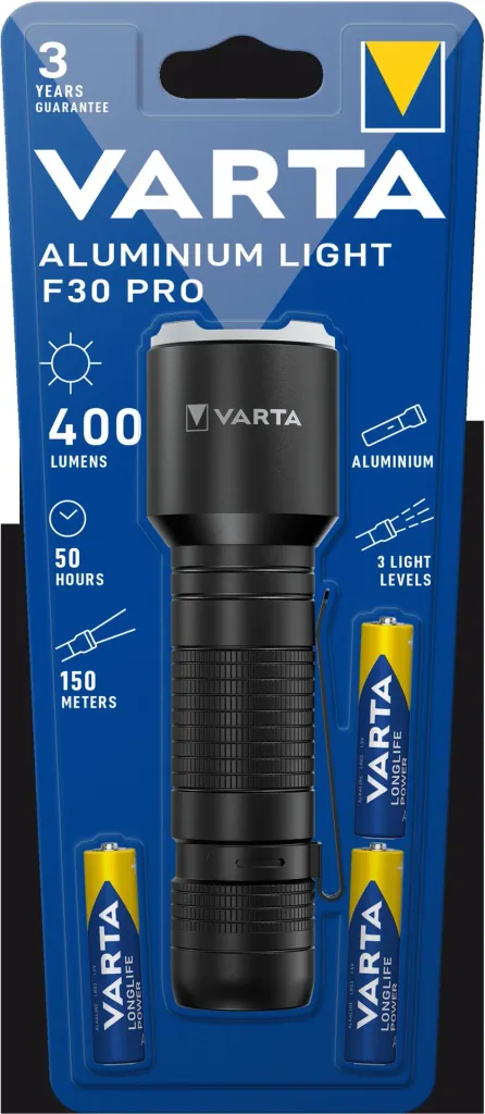 LED Taschenlampe - F30 Pro Aluminium Light, stoßfest