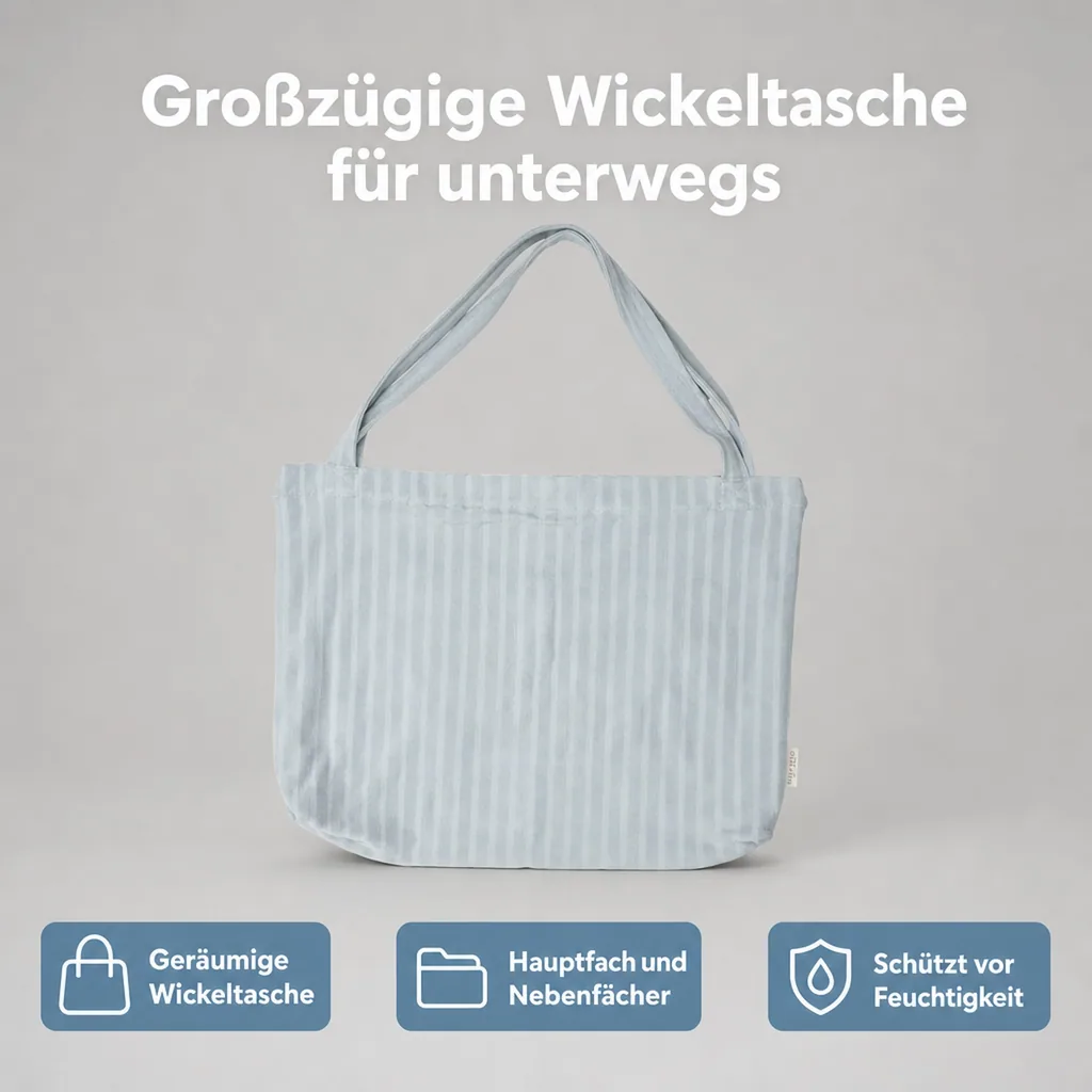 Little Dutch Mom - Bag, 42x58 cm, Farbe: blau