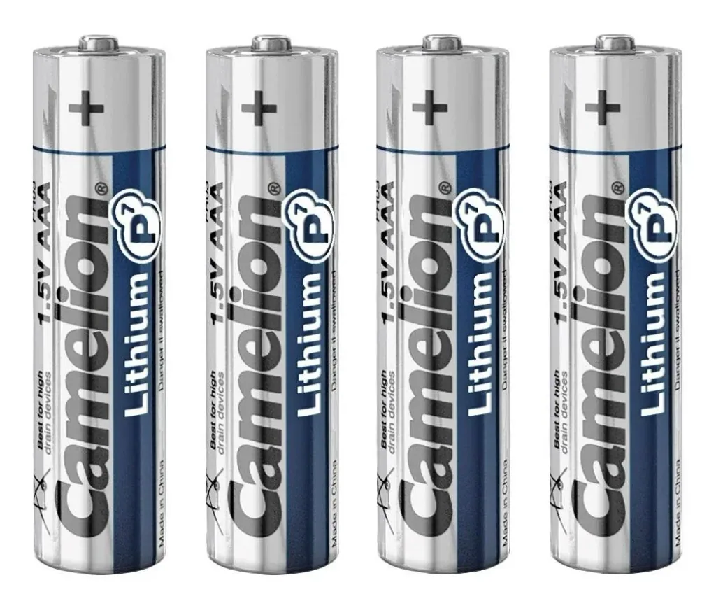 Lithium Micro (AAA) Batterien, 4 Stück