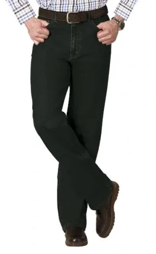5 Pocket Stretch Jeans, Farbe schwarz, Gr. 50